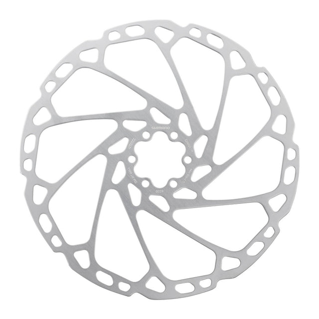 SHIMANO RT66 6 BOLT DISC ROTOR SILVER