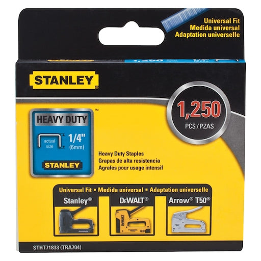 Stanley Tools 1250 Piece 1/4 in Heavy Duty Staples