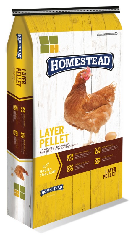 Hubbard Feeds Homestead 16% Layer Pellet NAB NAP