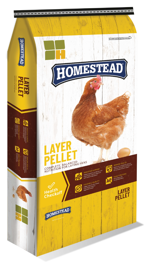 Hubbard Feeds Homestead 16% Layer Pellet — JAXOutdoorGearFarmandRanch