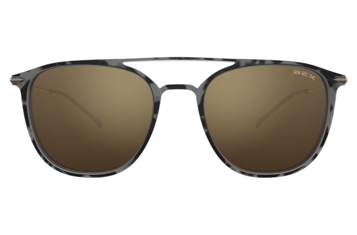 BEX Dillinger Sunglasses Tortoise / Gold (gold flash)