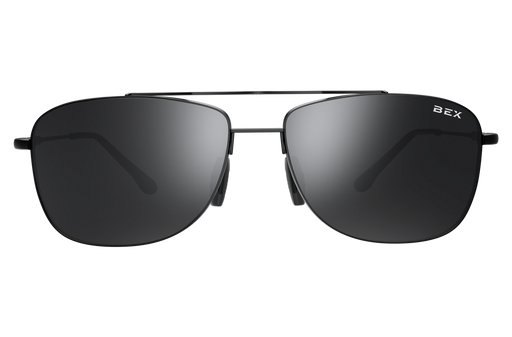 BEX Draeklyn Sunglasses Black / Gray (silver flash)