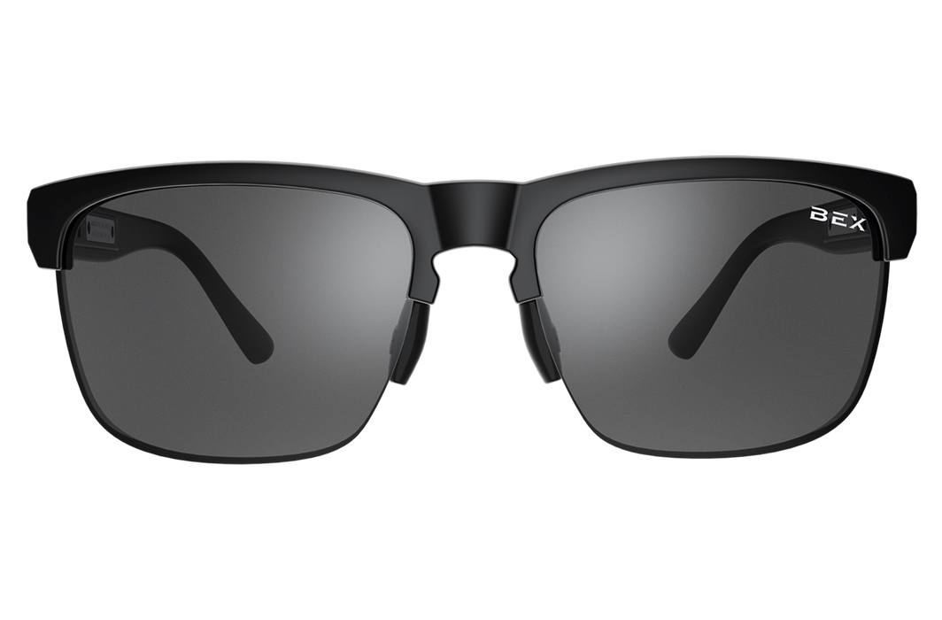 BEX Free Byrd Sunglasses Black / Gray (silver flash)
