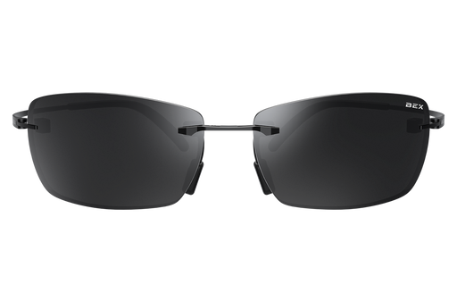 BEX Fynnland X Sunglasses Black / Brown (silver flash)