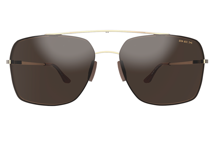 BEX Pilot Sunglasses Silver / Grey (silver flash)