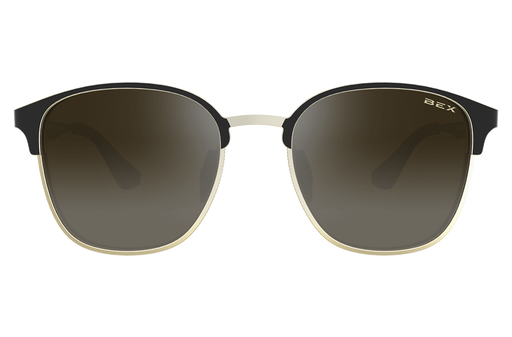 BEX Tanaya Sunglasses Gold / Black (silver flash)