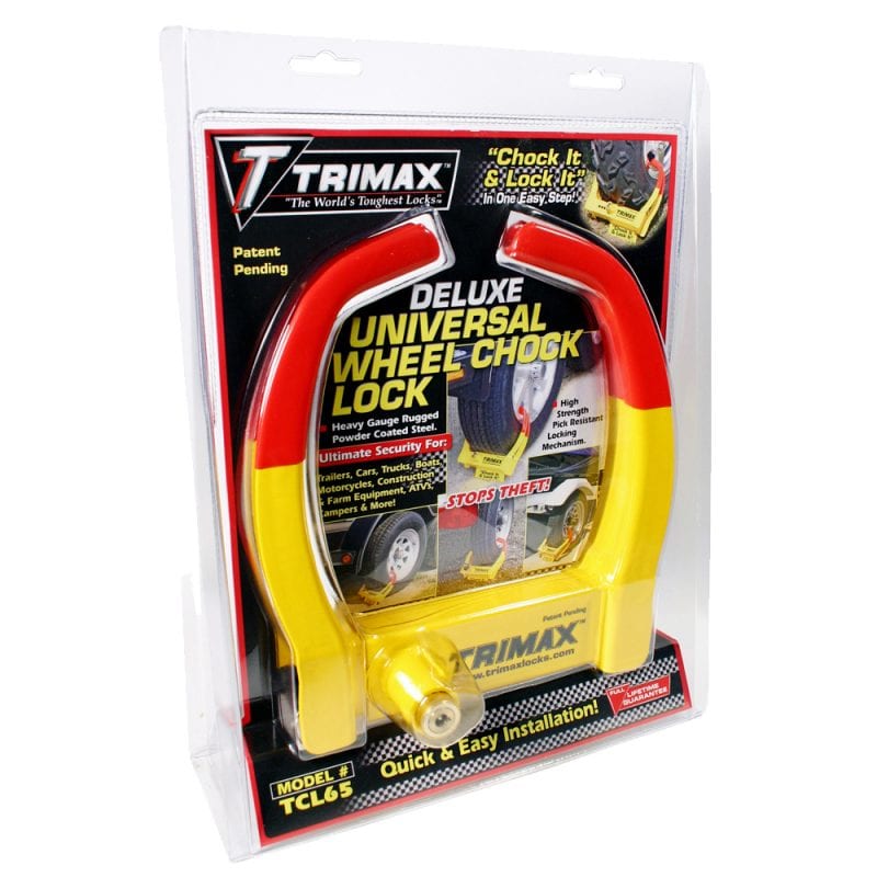 Trimax Wheel Chock Lock — JAXOutdoorGearFarmandRanch