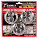 Trimax Stainless Steel 70mm Round Padlock, 3-Pack SS