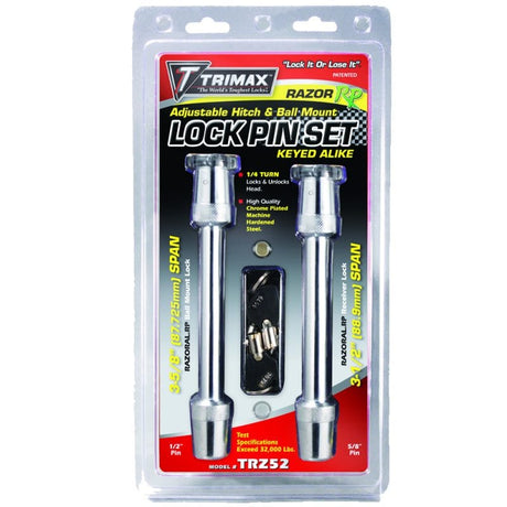 Trimax Keyed-Alike Razor AL-RP Receiver Lock Set