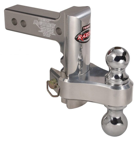 Trimax 6-inch Aluminum Adjustable Drop Hitch ALUMINUM