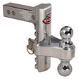 Trimax 8-inch Aluminum Adjustable Drop Hitch, Pin, & Clip