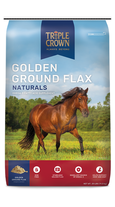 Triple Crown Feeds Naturals Golden Ground Flax Omega Max