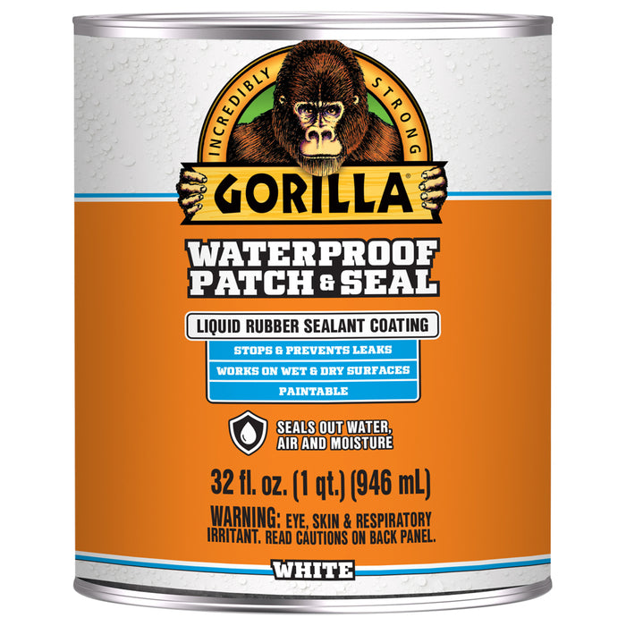 Gorilla Glue 32 OZ Waterproof Patch & Seal Liquid - WHITE WHITE