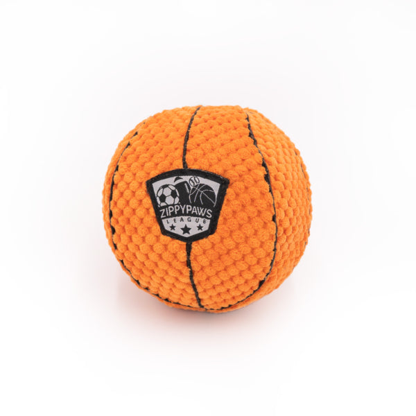 Zippy Paws SportsBalls Basketball Dog Toy