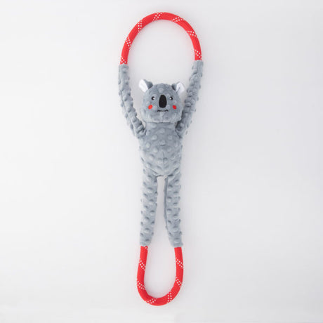 Zippy Paws RopeTugz Koala Dog Toy