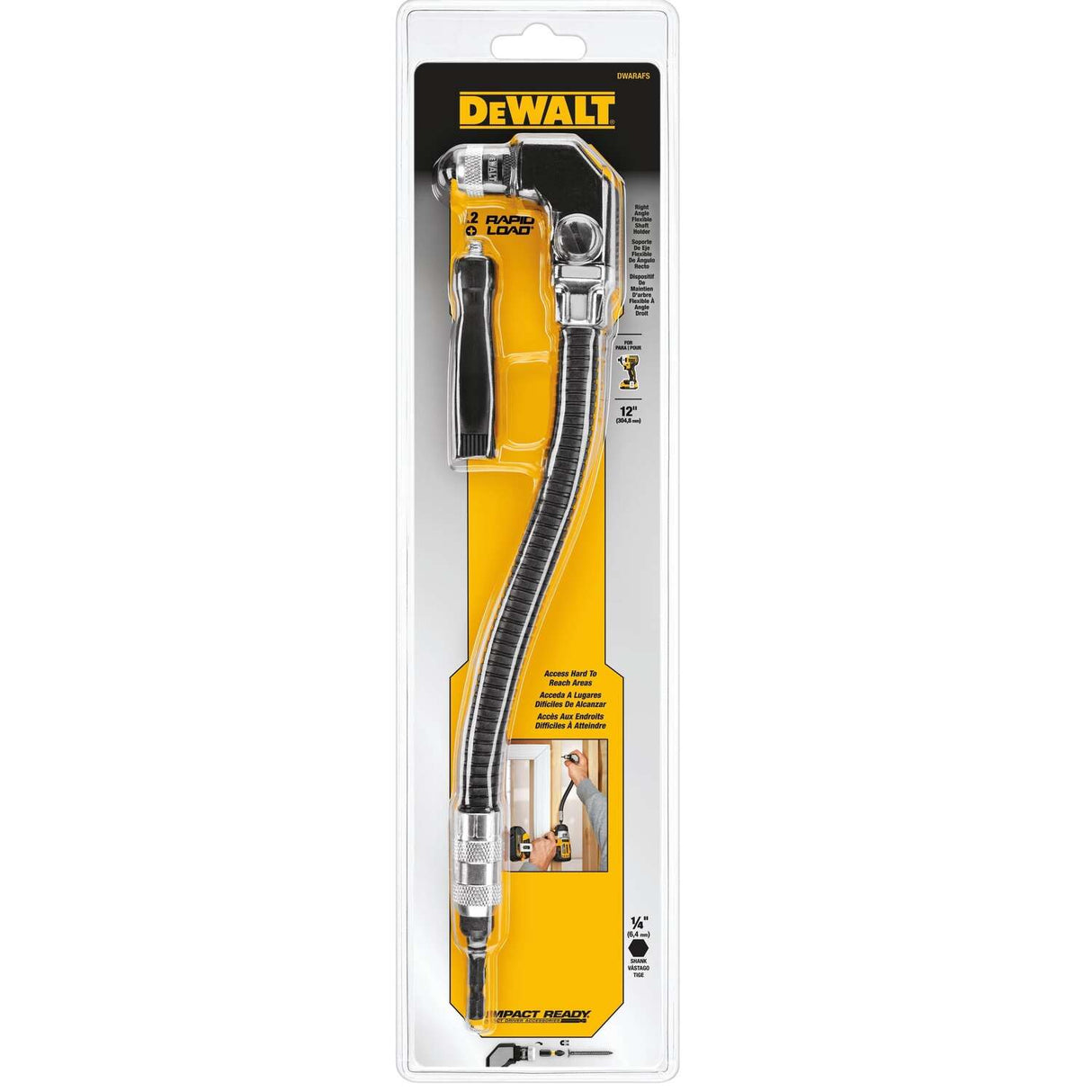 Dewalt 12 IN. Right Angle Impact Flex Shaft