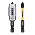 Dewalt FlexTorq Impact Ready Phillips No.2 X 2-1/4 IN. Screwdriver Bit w/ Sleeve - STEEL - 2 PACK