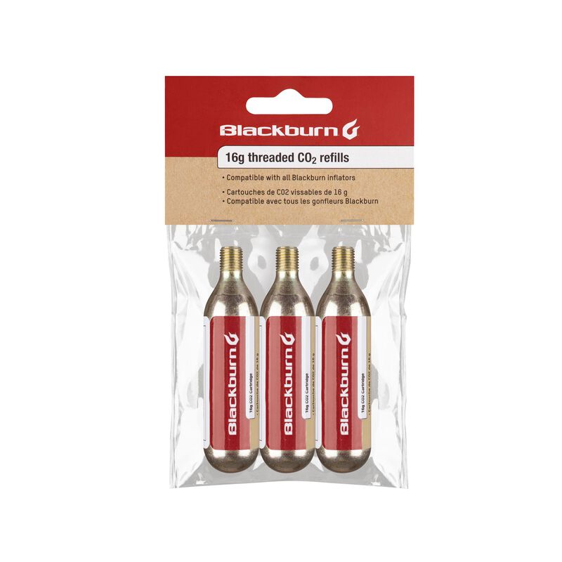 Blackburn Co2 Cartridge 3 Pack Threaded