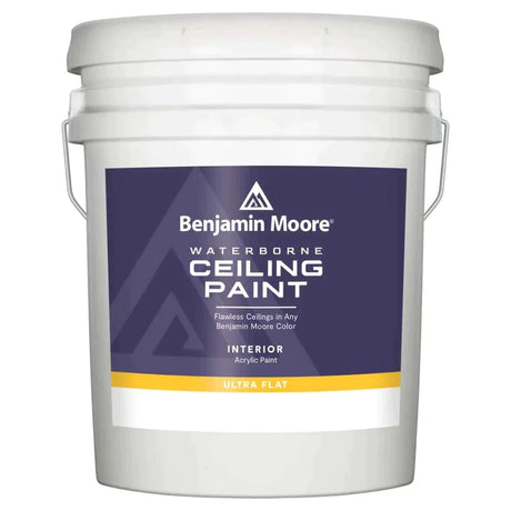 Benjamin Moore 5 GAL Waterborne Ceiling Paint - Ultra Flat White Base