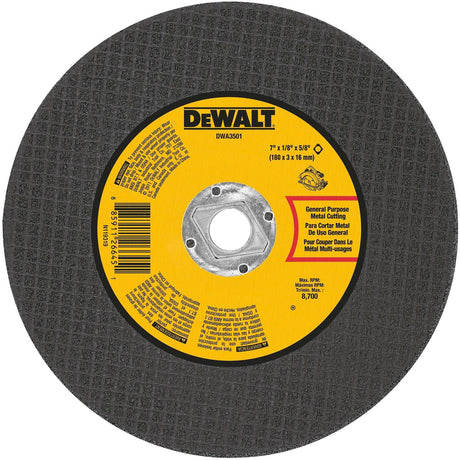 Dewalt 7 IN. X 1/8 IN. X 5/8 IN. HP Aluminum Oxide Metal Cutting Saw Blade Type 1