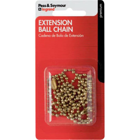 Pass & Seymour 3ft Brass Beaded Extension Chain 3FT