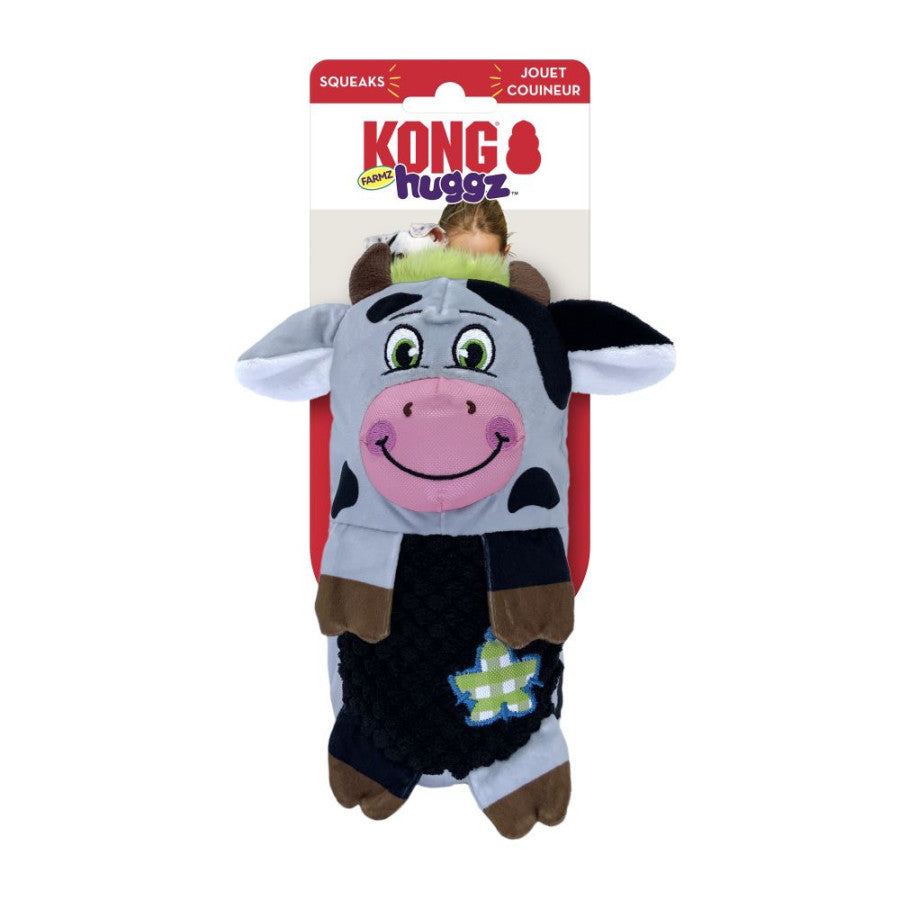 Kong Huggz Farmz Cow Dog Toy, Large