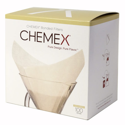 Chemex Bonded Filters Pre-Folded Squares (Natural)