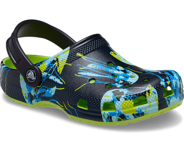 CROCS Toddler's Classic Meta Scape Clog LIMEADE/MULTI /  / M