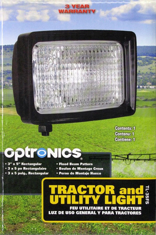 Optronics Tractor and Utility Light, 3" x 5"