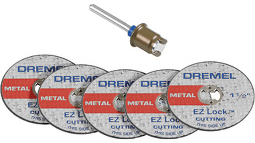 Dremel EZ406-02 EZ Lock Cut-off Wheel Starter Kit, 6 pieces