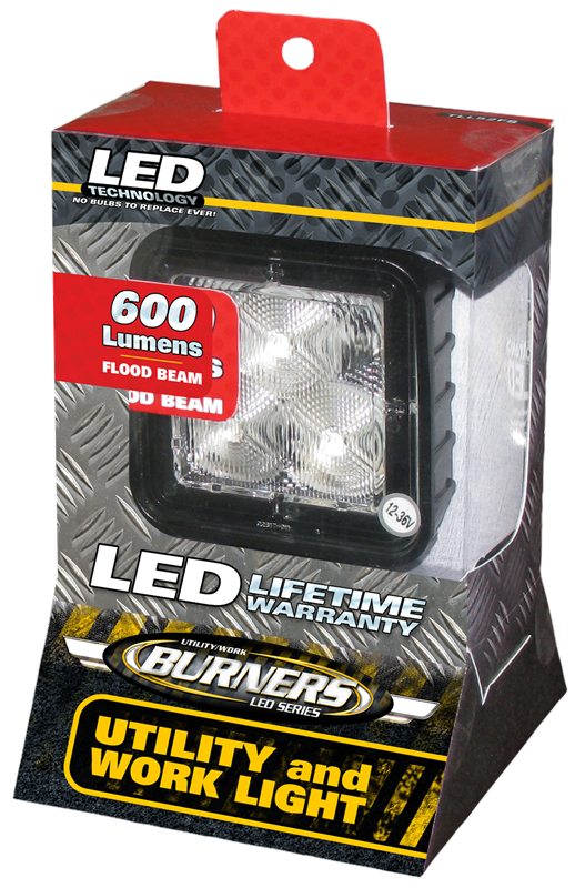 Optronics Square LED Utility and Work Light WHITE