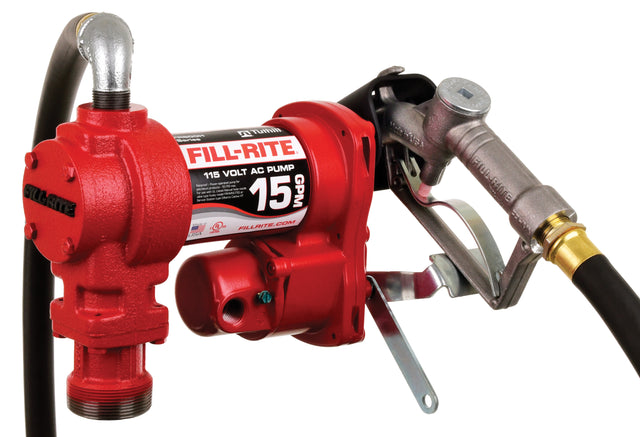 Tuthill/Fill-Rite 115V AC 15 GPM Fuel Transfer Pump with Nozzle