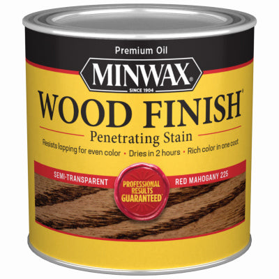 Minwax Wood Finish Semi-Transparent HALF PINT - RED MAHOGANY RED_MAHOGANY / 1/2PT