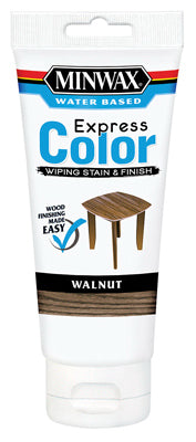 Minwax 6 OZ. Color Express Wiping Stain & Finish - WALNUT WALNUT