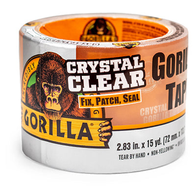 Gorilla Glue 15 YD Crystal Clear Tough & Wide Gorilla Tape