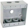 Sigma 2-Gang Outlet Box - GRAY GREY