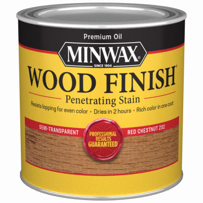 Minwax Wood Finish Semi-Transparent HALF PINT - RED CHESTNUT RED_CHESTNUT_232