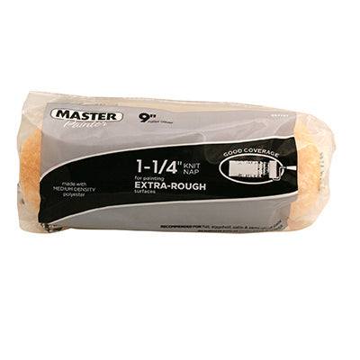 Master Painter 9 in. x 1-1/4 in. Knit Paint Roller Cover - Nap 9IN