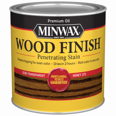 Minwax Wood Finish Semi-Transparent HALF PINT - HONEY HONEY_272
