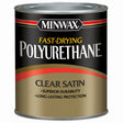 Minwax Fast-Drying Polyurethane Finish QUART - SATIN - CLEAR QT