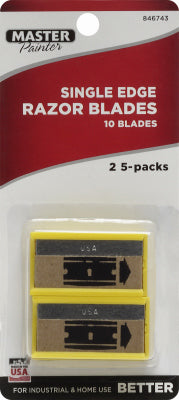 Master Painter Single-Edge Razor Blades - 10 PACK