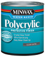 Minwax Polycrylic Protective Finish HALF PINT - SATIN - CLEAR / SATIN