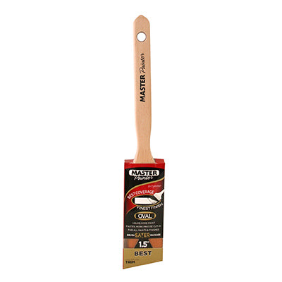 Master Painter 1-1/2 in. Semi Oval Angle Sash Paint Brush