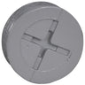 Master Electrician 1/2 in. Weatherproof Closure Plugs - 3 PACK - GRAY GREY /  / 3PK