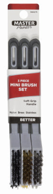 Master Painter Mini Wire Brush Set - 3 PACK