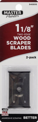 Master Painter 1-1/8 in. 2-Edge Scraper Blades - 2 PACK 1_1/8IN