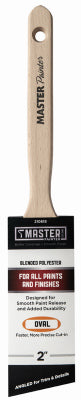 Master Painter 2 in. Semi Oval Angle Sash Paint Brush