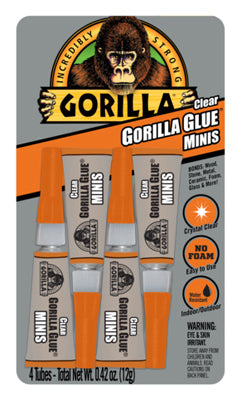 3g Gorilla Glue Minis - CLEAR 4 Pack / 4PK