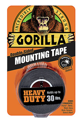 Gorilla Glue 60 in. Heavy Duty Mounting Tape - BLACK