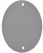 Missing Vendor Weatherproof Round Blank Cover - GRAY GREY